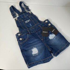 DKNY overall shorts